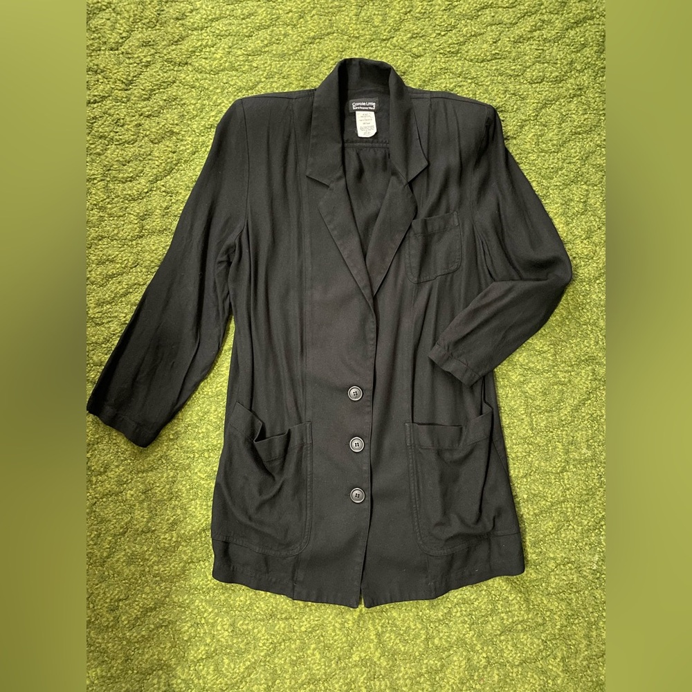 Vintage Carole Little Long-Line Blazer - Picture 2 of 9